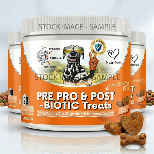 NutriPaw Pre, Pro & Post-Biotic Treats (120 Chews)