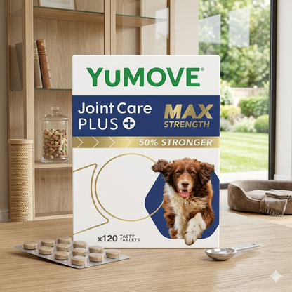 YuMOVE Joint Care MAX Strength Plus – Advanced Dog Joint Support Tablets | 120 Count