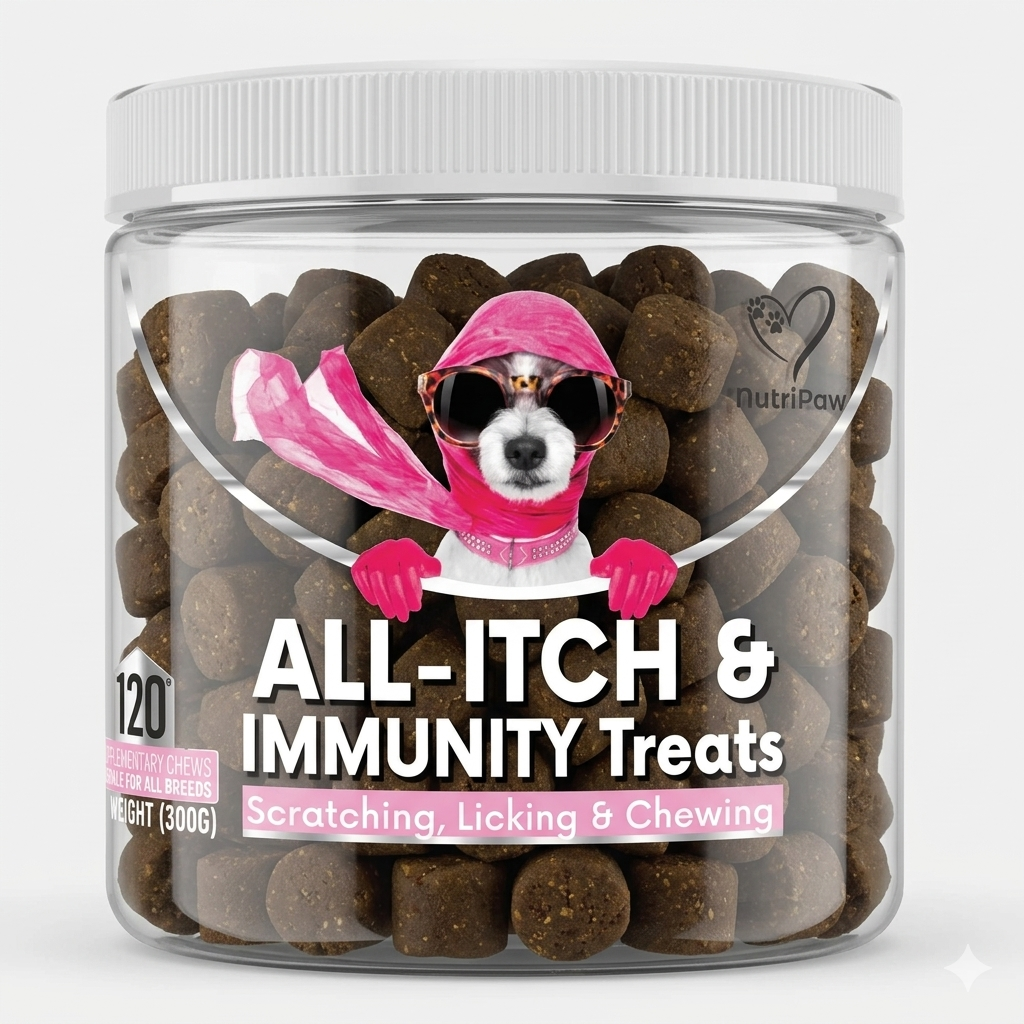 NutriPaw All-Itch & Immunity Chews for Dogs (120 Count)
