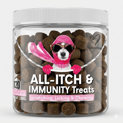 NutriPaw All-Itch & Immunity Chews for Dogs (120 Count)