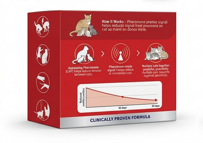 FELIWAY Friends Diffuser Kit – Calming Pheromone for Multi-Cat Homes