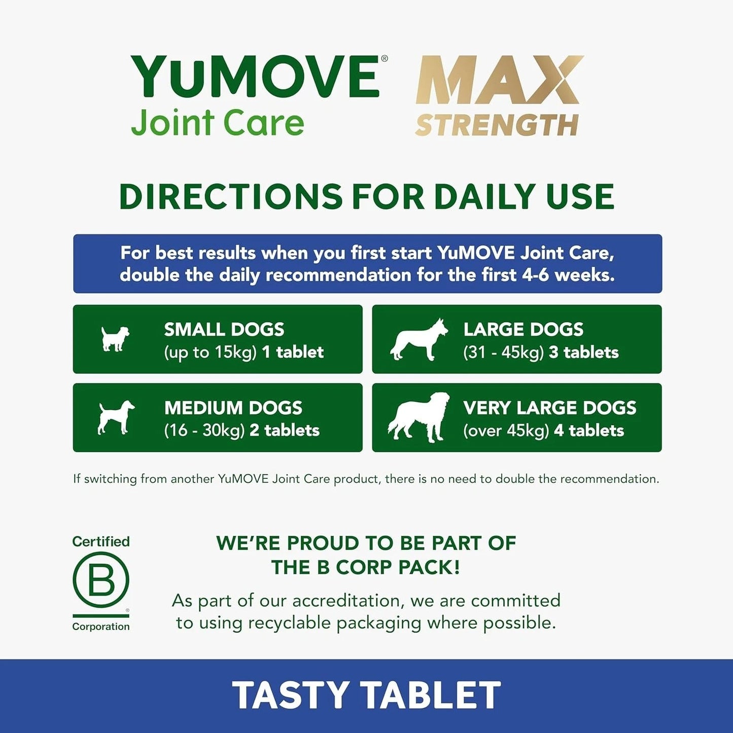 YuMOVE Joint Care for Senior Dogs – 240 Tasty Tablets